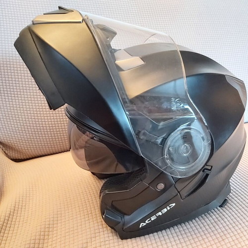 Acerbis folding helmet black XL 61 used