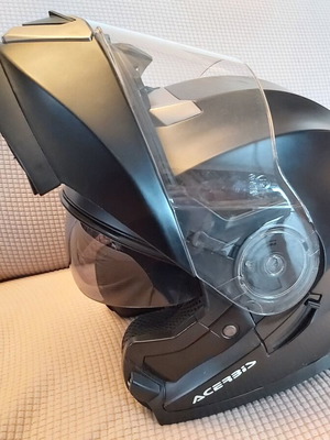 Acerbis folding helmet black XL 61 used