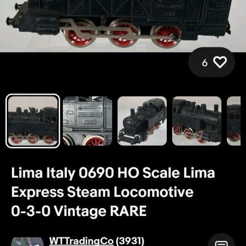 Lima trains used in boxes with 0690 express engine and vintage transformer