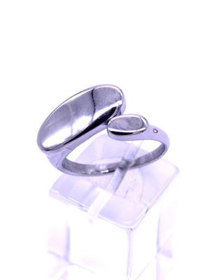 Chunky Open Ring stainless steel adjustable, gold and silver colors