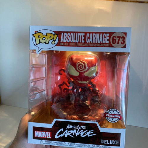 Funko Pop! Marvel Absolute Carnage on Headstone Special Edition Deluxe like new