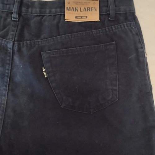 Vintage men's winter jeans Mak Laren 3XL like new, blue