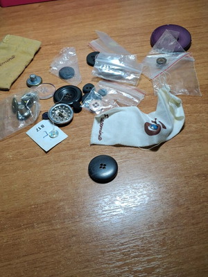 Various buttons used, pack