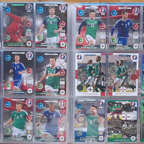Euro France 2016 Adrenalyn XL album with 413/459 cards used