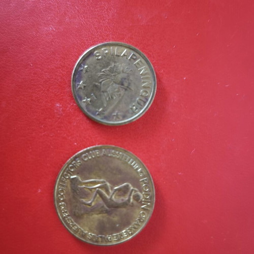 Shell Jetons set used, Iceland 1968–1969, collectible tokens