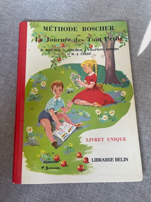 Vintage French educational book Méthode Boscher used