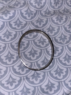 Men’s bracelet like new, shiny stainless steel