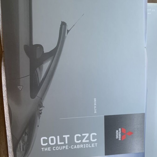 Mitsubishi Colt CZC brochure new, authentic prospectus