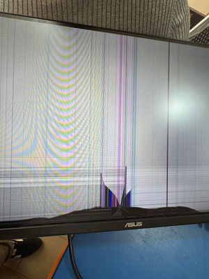 Asus TUF Gaming VG1A 27" μεταχειρισμένη με πρόβλημα panel για ανταλλακτικά ή επισκευή