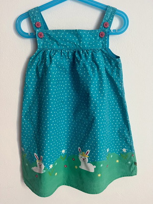 Frugi summer dress used for ages 3-4, blue