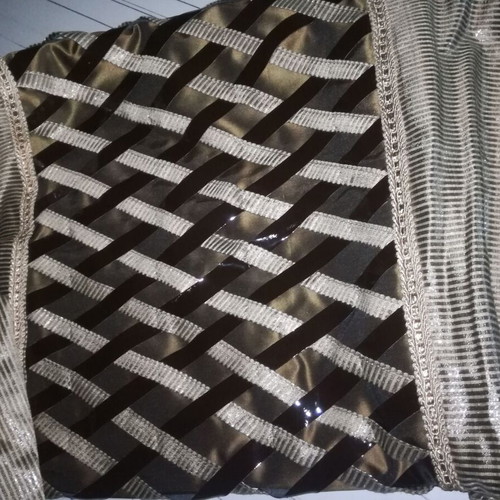 Ready handmade curtain 4x3 with leather from store, new