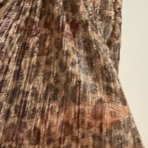 Madame Shoushou leopard sheer bodysuit new, size L