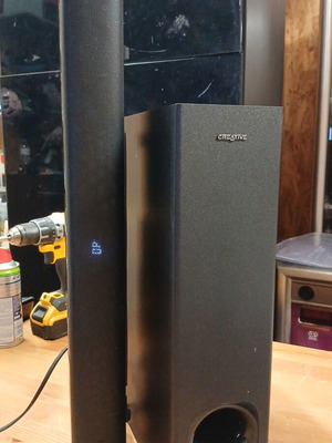 Creative sound bar μεταχειρισμένη με subwoofer και χειριστήριο