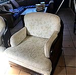  3 θέσιος Καναπές Vintage με 2 πολυθρόνες