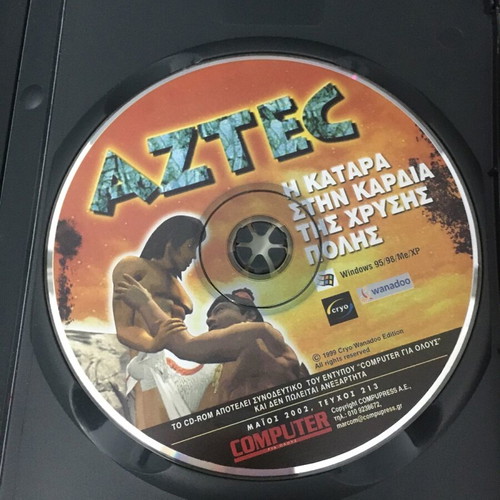 Aztec PC game used, in good condition