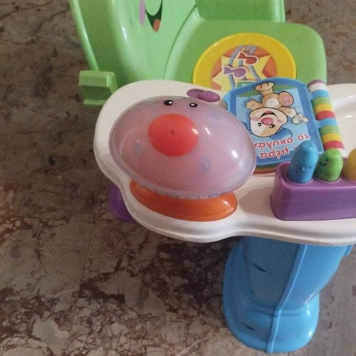Mattel Fisher-Price Laugh N Learn electronic educational chair used