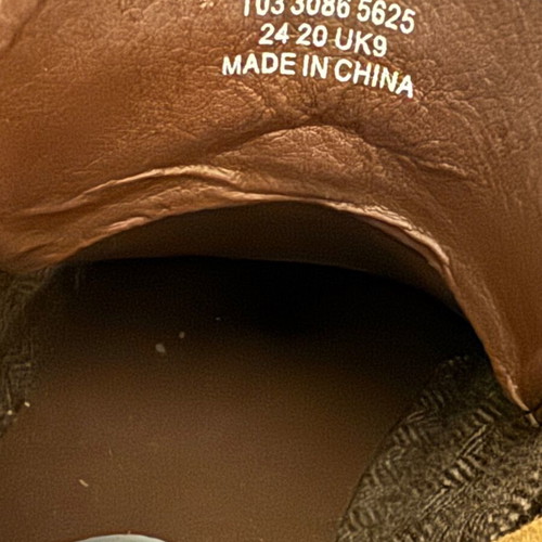 Men's leather boots Marks & Spencer used, brown, size 43