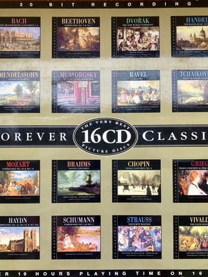 Forever Classics 16 CD collection like new, classical music
