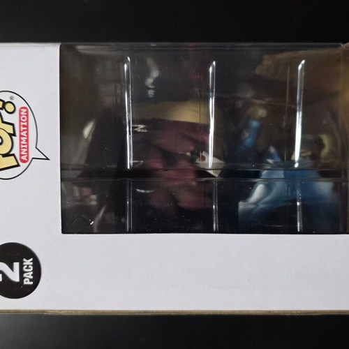 Funko Pop Tanjiro & Sankoji 2pack like new with signature
