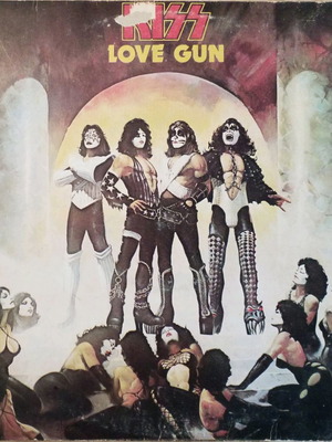 Kiss Love Gun vinyl used, hard rock