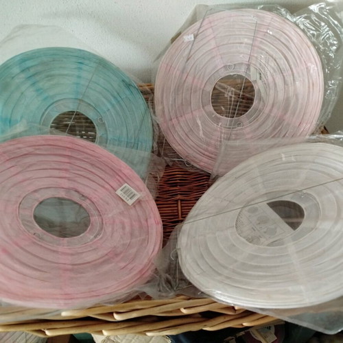 Ceiling light new from rice paper 35cm in 4 colors