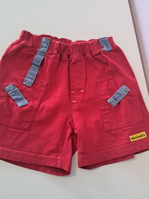 Marasil boys' shorts red like new, size 92 cm, 24-36 months