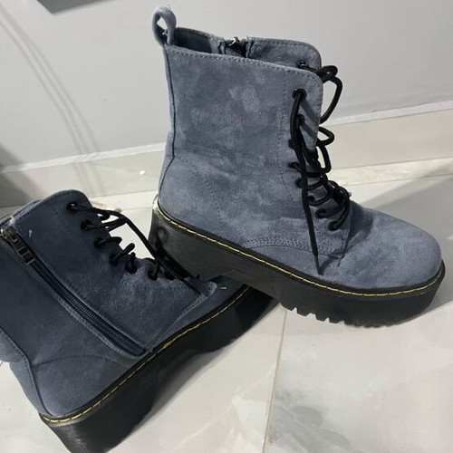 Blue ankle boots size 39 like new