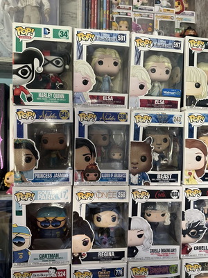 Funko Pop figures like new