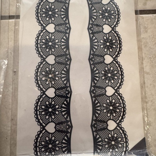 Lace Temporary Tattoos for Legs new, pack of 2