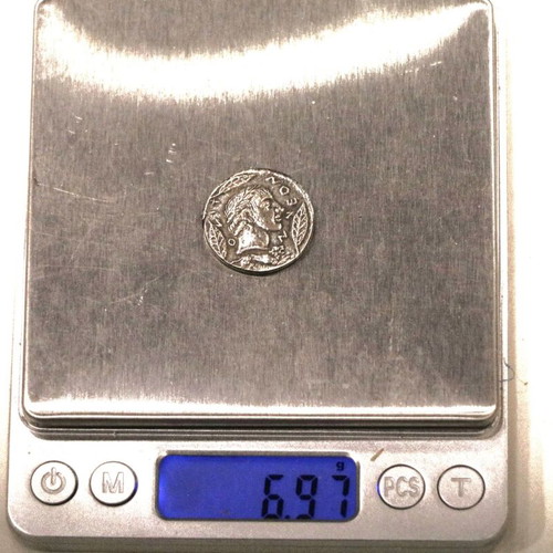 Silver Coin Cassandra Chalkidiki Apollo 750 Silver Museum-Quality Replica