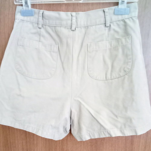 Women's cargo shorts like new, size M, beige with gift belt