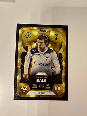 Gareth Bale 100 Club Legend 296 Topps Match Attax Tottenham Hotspur new