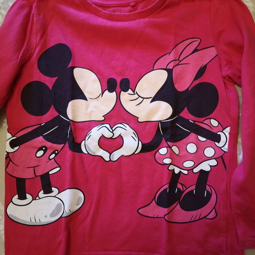 Sinsay Disney Girls' T-shirt 122 cm red used