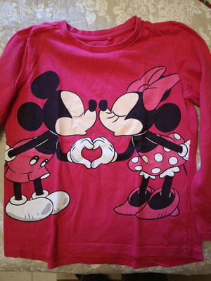 Sinsay Disney Girls' T-shirt 122 cm red used
