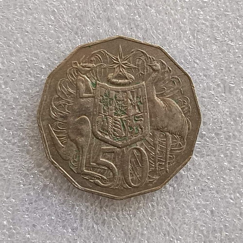 Australia 50 Cents Coin 1997 used