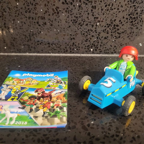 Playmobil 5382 Boy with Go-Kart like new