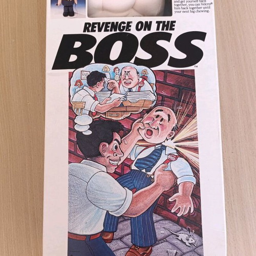 Revenge on the Boss stress toy like new