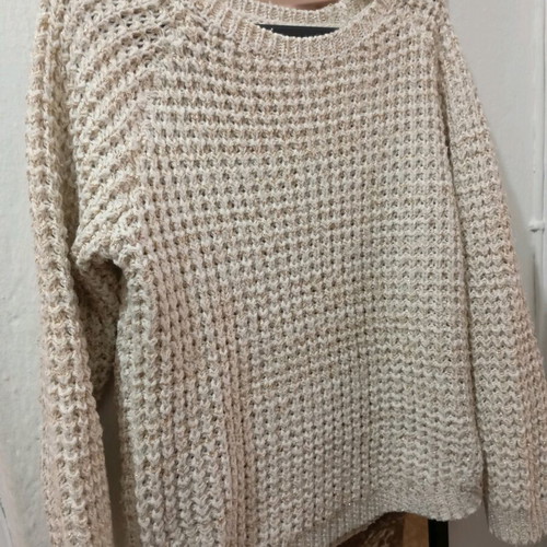 Zara knitted sweater like new, size 11-12 years, beige