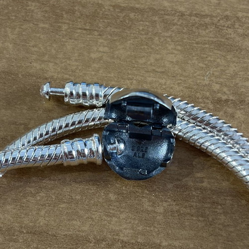 Pandora snake necklace, 45 cm, silver