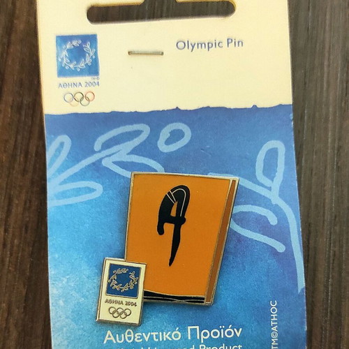 Athens 2004 Olympic pins set of 3 new, official licensed product