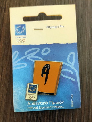 Athens 2004 Olympic pins set of 3 new, official licensed product
