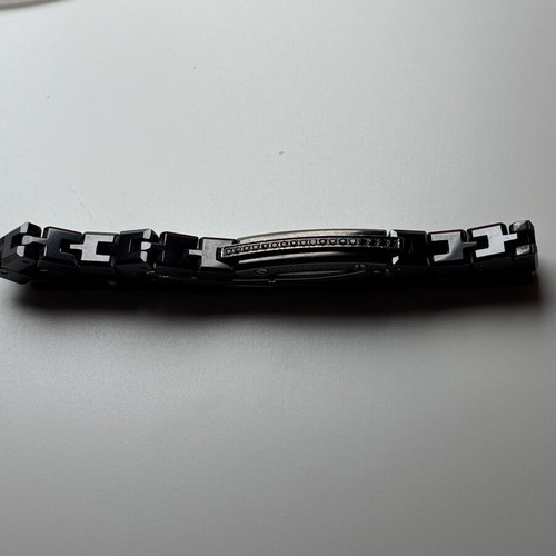 Chimento men's bracelet, black, luxury