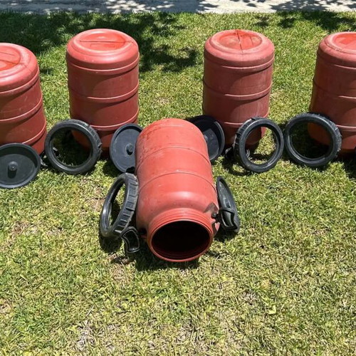 Barrels 35 liters used, pack of 5