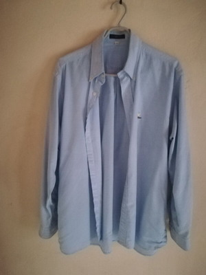 Πουκάμισο ανδρικό Giordano 100% cotton L σαν καινούργιο, σιέλ