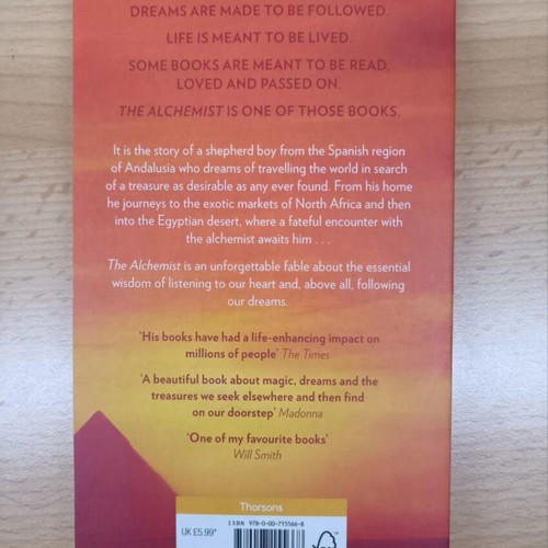 The Alchemist Pocket Edition used book in English by Paulo Coelho