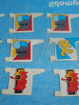 Playmobil Flags pack of 12 like new