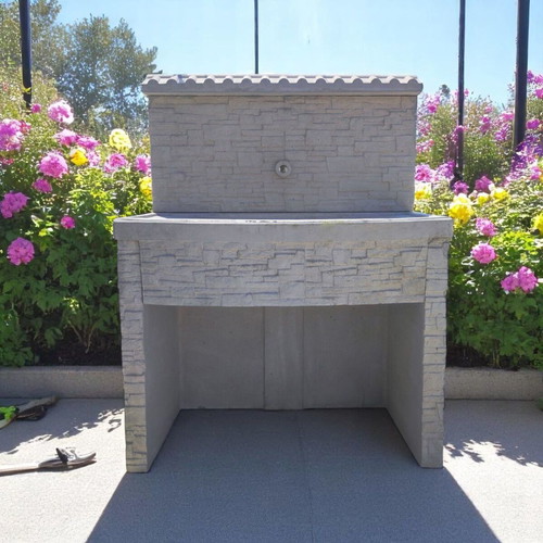 Maria Concrete Garden Fountain new, unpainted
