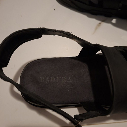 Badura black men's sandals size 45 new