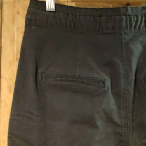 Black high-waisted Mango pants like new with belt