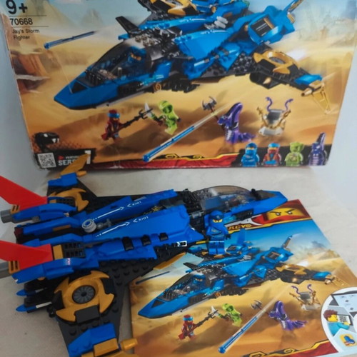 Lego Ninjago Jay Jet set like new with original figure, box and instructions